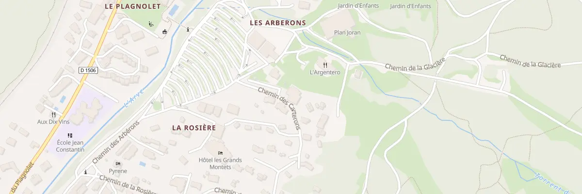 Plan du 93 Che des Cartérons à Chamonix-Mont-Blanc