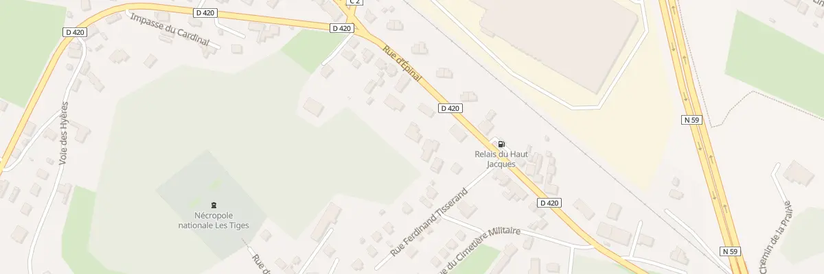 Plan du 23B Rue d’Epinal à Saint-Dié-des-Vosges