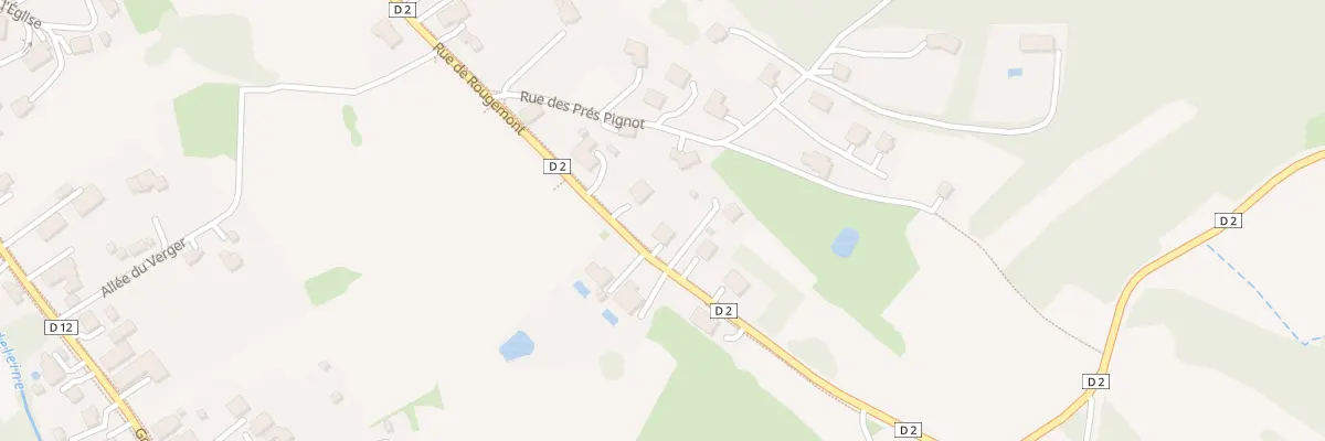 Plan du 29 Rue de Rougemont à Étueffont