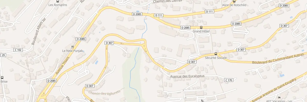 Plan du 3 Av Riou Blanquet à Grasse