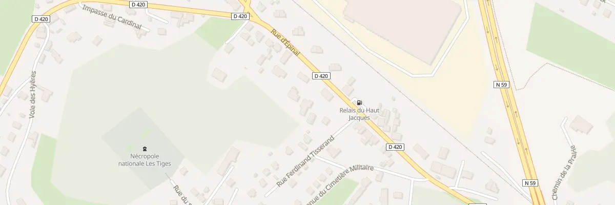 Plan du 21 Rue d’Epinal à Saint-Dié-des-Vosges