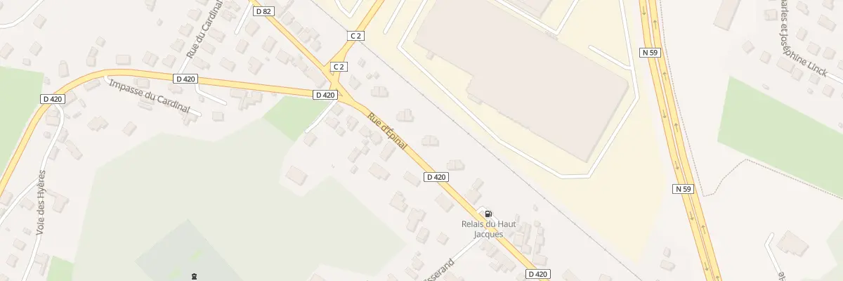 Plan du 28 Rue d’Epinal à Saint-Dié-des-Vosges