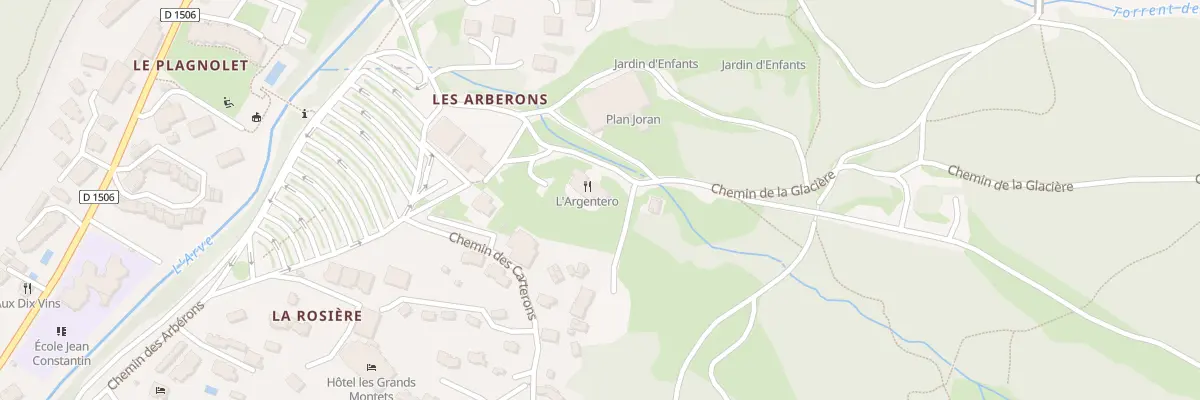 Plan du 180 Che de la Glacière à Chamonix-Mont-Blanc