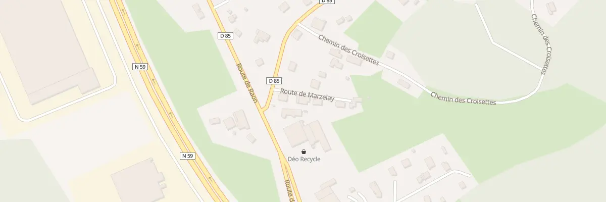Plan du 4 Rte de Marzelay à Saint-Dié-des-Vosges