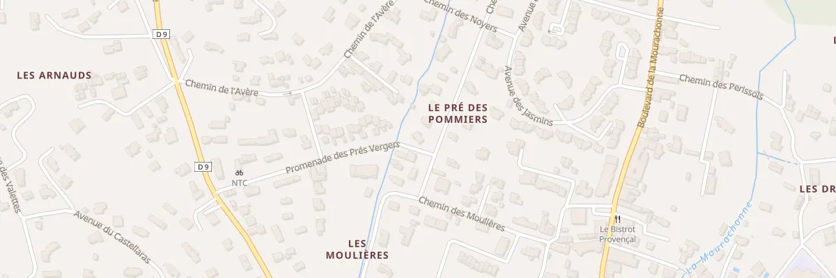 Plan du 73 Che des Martelly à Pégomas