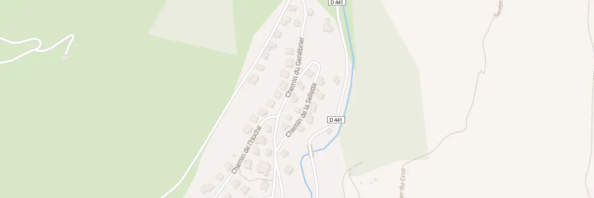Plan du 2 Che du Genébrier à Abriès-Ristolas