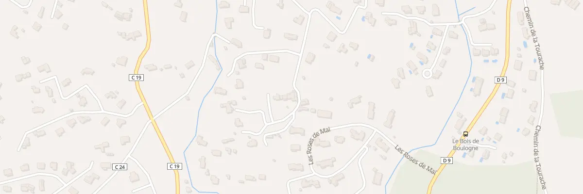 Plan du 34 Che de la Rose de Mai à Grasse
