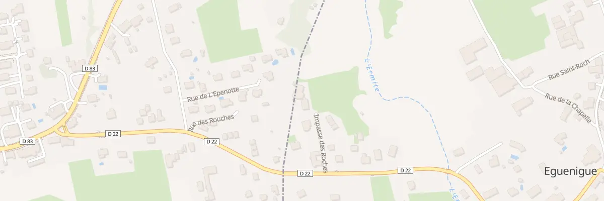 Plan du 3 Imp des Roches à Eguenigue