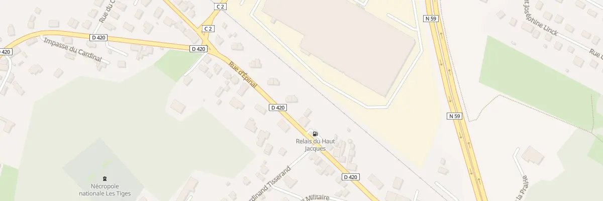 Plan du 22 Rue d’Epinal à Saint-Dié-des-Vosges