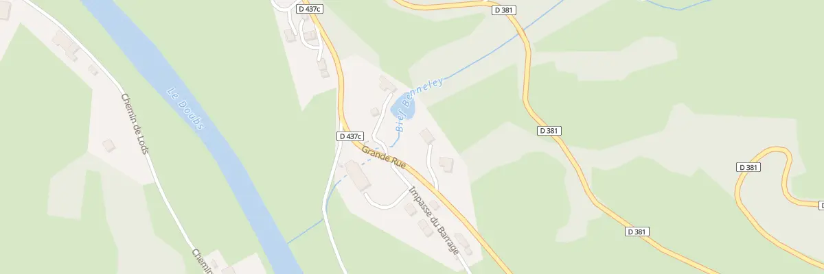 Plan du 25 Rue Grande à Vaufrey
