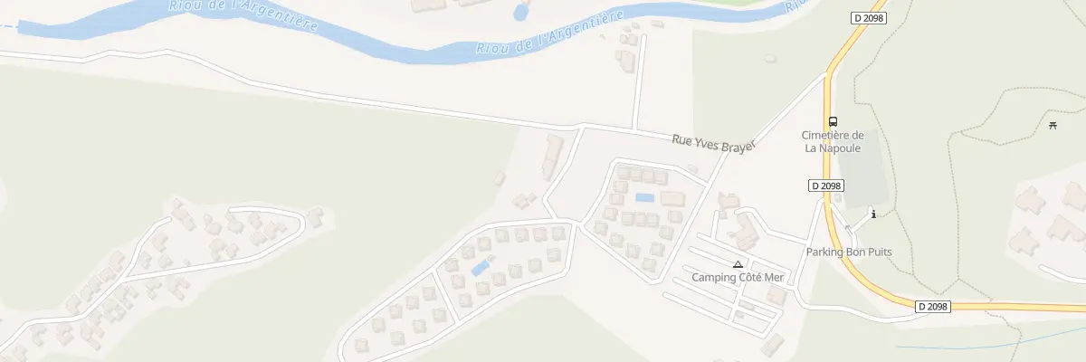 Plan du 253A Rue Yves Brayer à Mandelieu-la-Napoule
