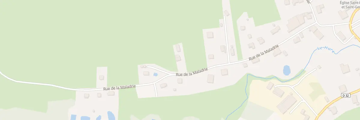 Plan du 26 Rue de la Maladrie à Hurbache