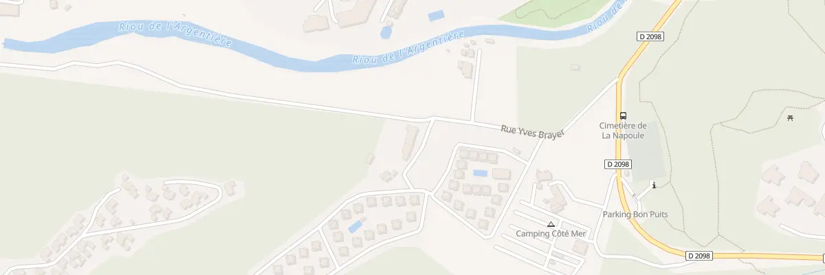 Plan du 253 Rue Yves Brayer à Mandelieu-la-Napoule