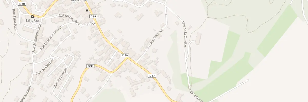Plan du 6 Rue Trepoux à Beaucourt