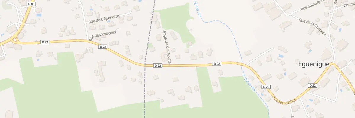 Plan du 5025 Rue les Roches à Eguenigue