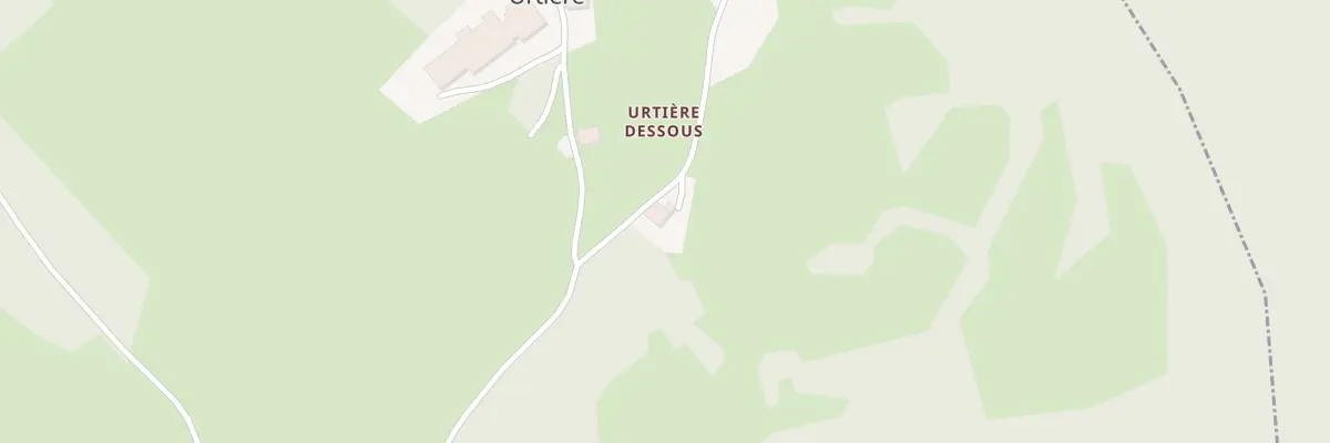Plan du 5006 Urtiere Dessous à Urtière