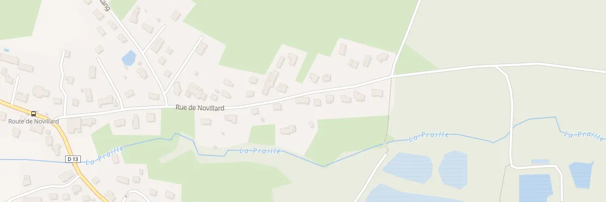 Plan du 400 Rue de Novillard à Vézelois