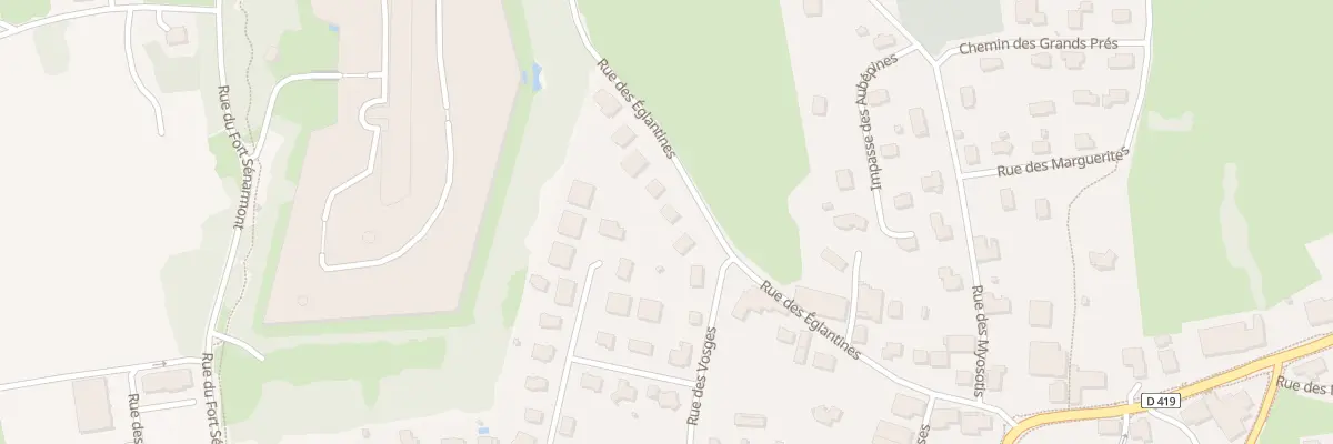Plan du 18 Rue des Eglantines à Bessoncourt