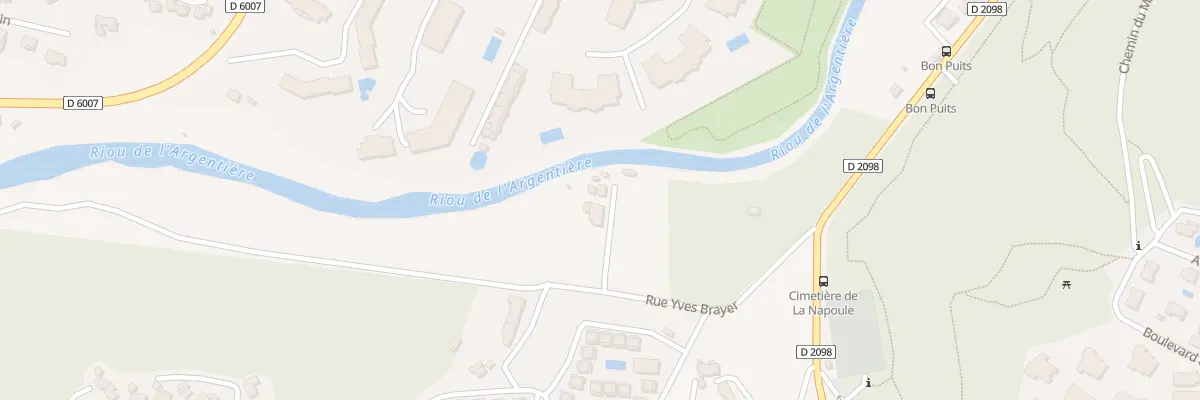 Plan du 212 Rue Yves Brayer à Mandelieu-la-Napoule