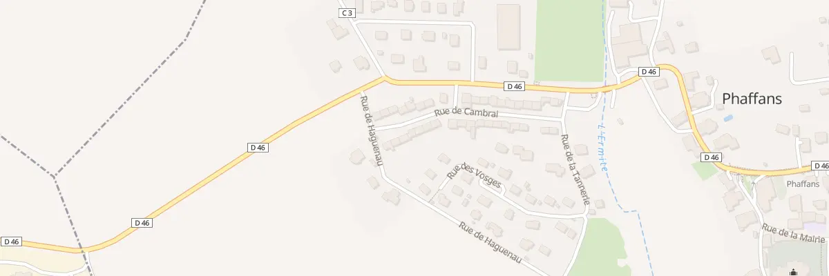 Plan du 29 Rue de Cambrai à Phaffans