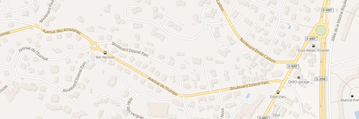 Plan du 376A Bd Estérel Parc à Mandelieu-la-Napoule