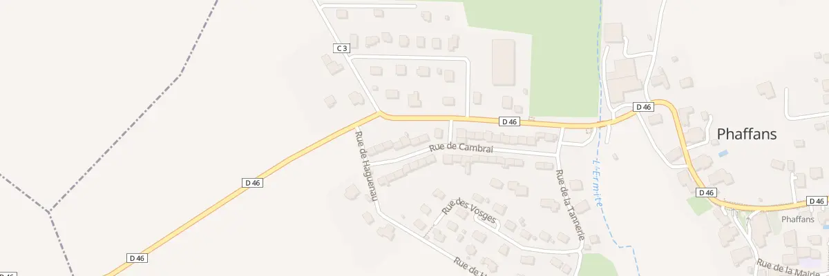 Plan du 28 Rue de Cambrai à Phaffans