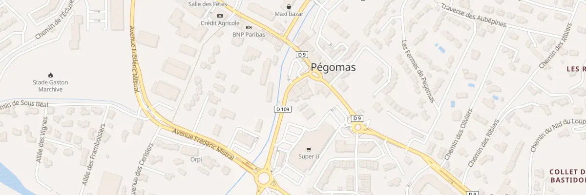 Plan du 16 Pl du Logis à Pégomas