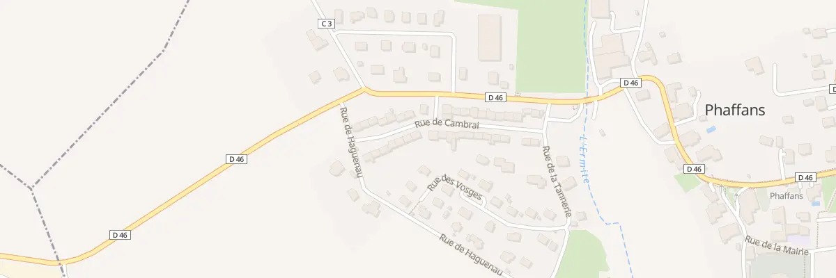 Plan du 23 Rue de Cambrai à Phaffans
