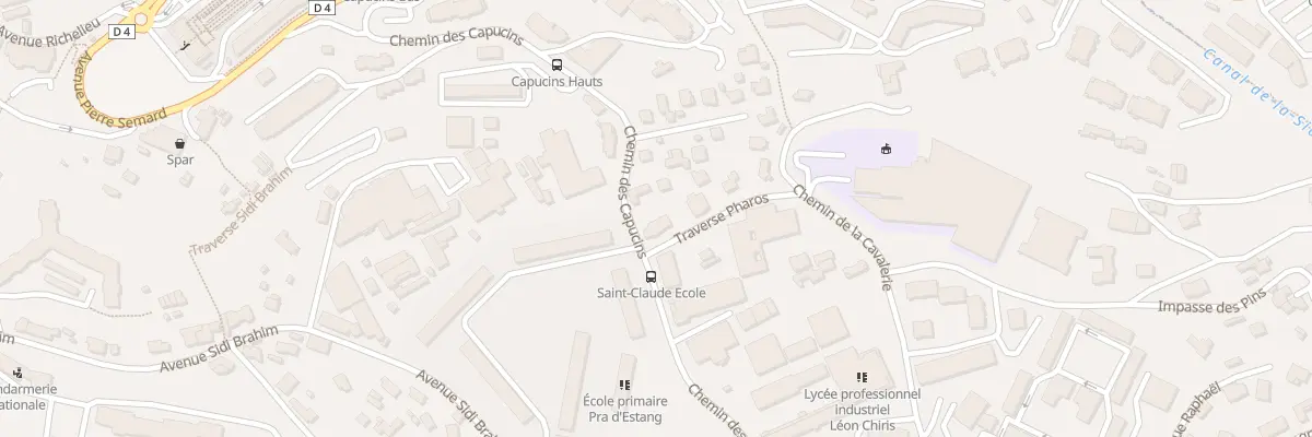 Plan du 35 Che des Capucins à Grasse