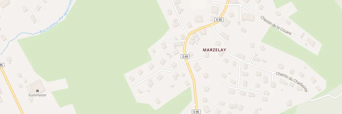 Plan du 57B Rte de Marzelay à Saint-Dié-des-Vosges