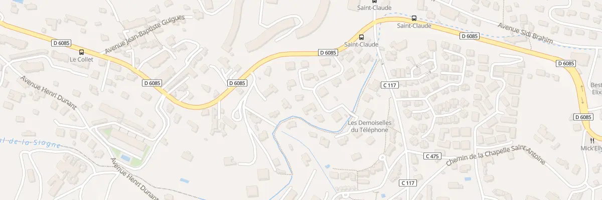 Plan du 14 Av de l’Oliveraie à Grasse