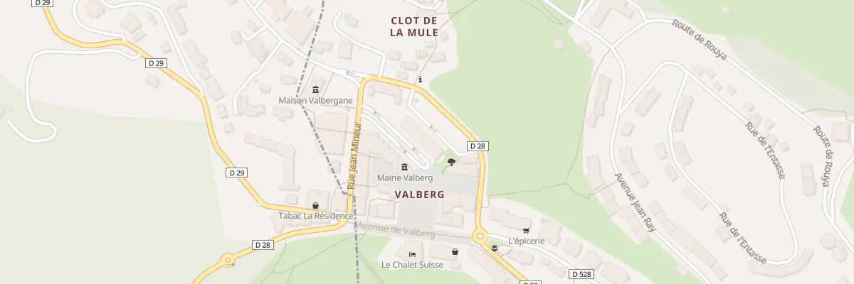 Plan du 4 Pl du Mercantour à Péone