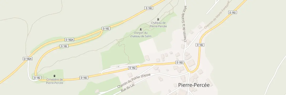 Plan du 7 Rue du Château à Pierre-Percée