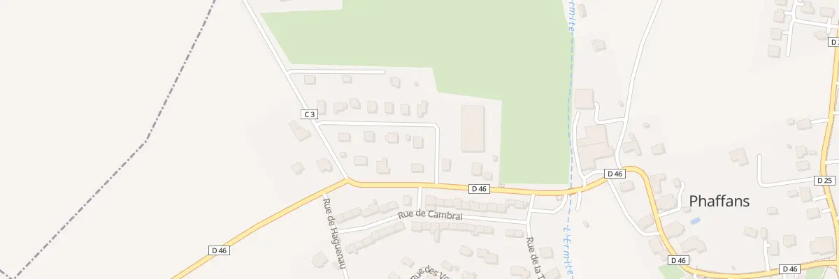 Plan du 1 Rue du Moillot à Phaffans