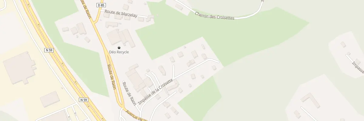 Plan du 13 Imp de la Croisette à Saint-Dié-des-Vosges