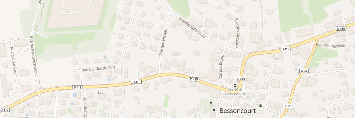 Plan du 27A Rue des Magnolias à Bessoncourt