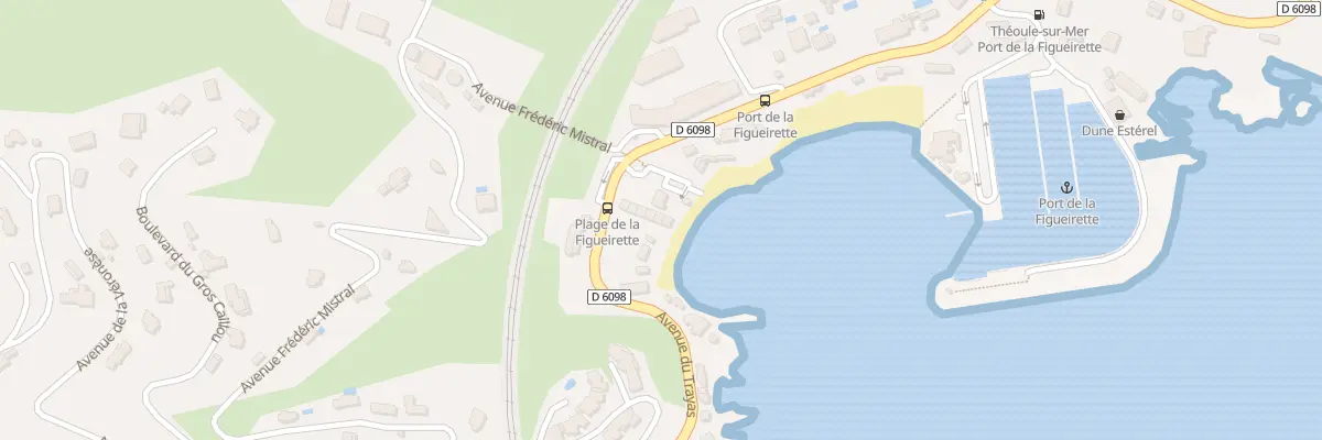 Plan du 21 Av du Trayas à Théoule-sur-Mer