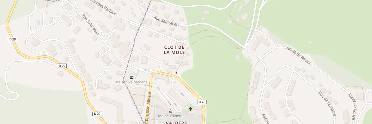 Plan du 2 Rue de l’Ecole à Péone