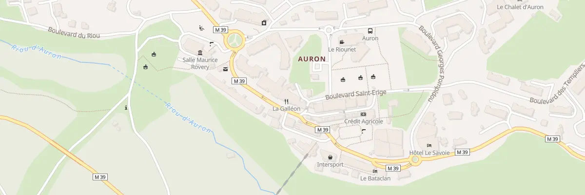 Plan du 5656 Auron à Saint-Étienne-de-Tinée