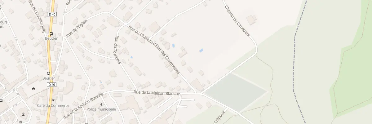 Plan du 15 Rue du Chateau d’Eau à Beaucourt