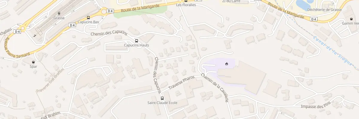 Plan du 12 Imp des Capucins à Grasse