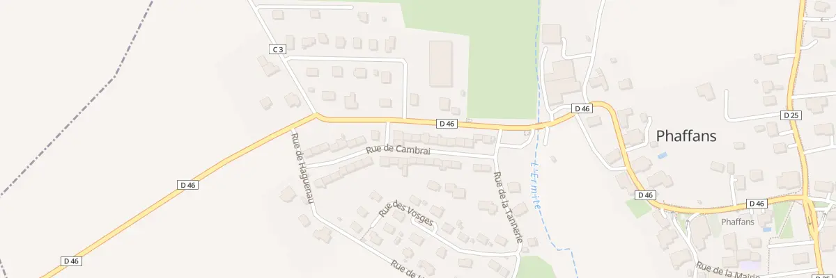 Plan du 18 Rue de Cambrai à Phaffans