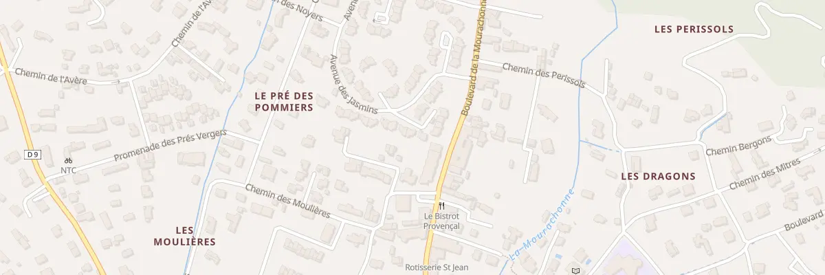 Plan du 11 All des Lavandes à Pégomas