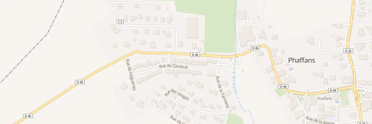 Plan du 16 Rue de Cambrai à Phaffans