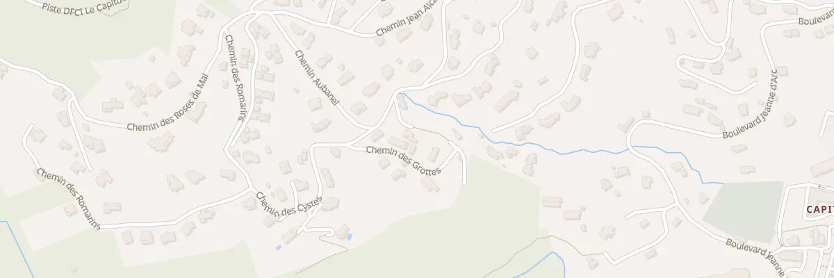 Plan du 48 Che du Grand Chêne à Mandelieu-la-Napoule