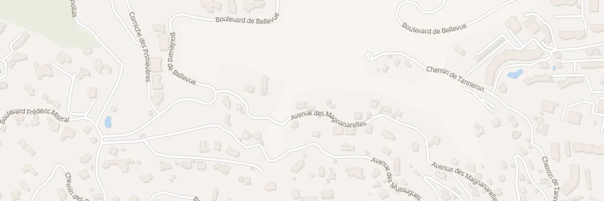 Plan du 500 Av des Magnanarelles à Mandelieu-la-Napoule