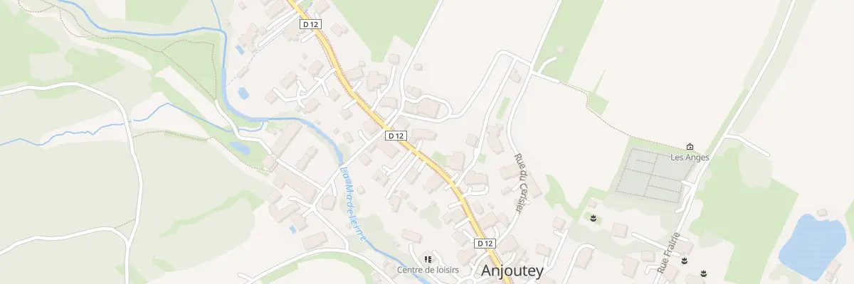 Plan du 12 Rue d’Etueffont à Anjoutey