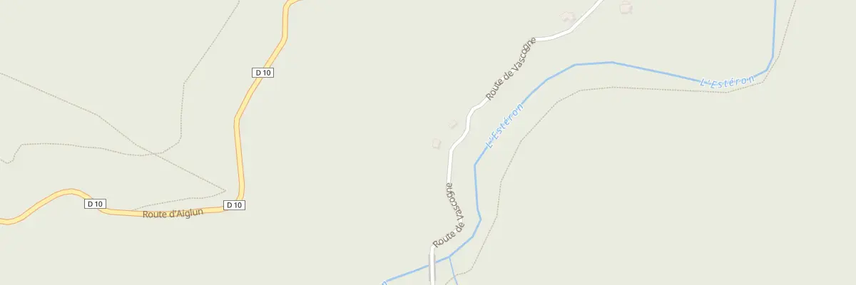 Plan du 1454 Rte de Vascogne à Aiglun