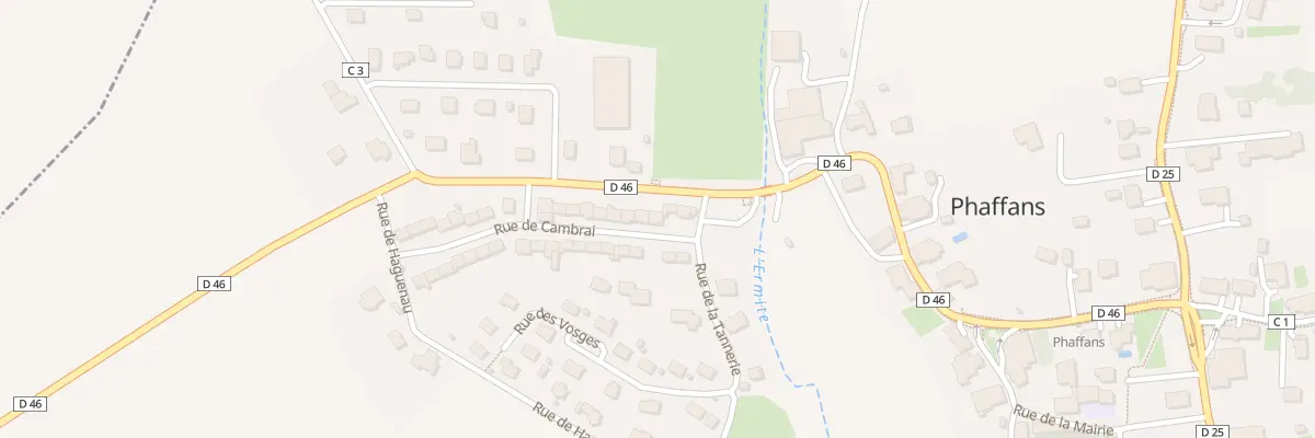 Plan du 6 Rue de Cambrai à Phaffans