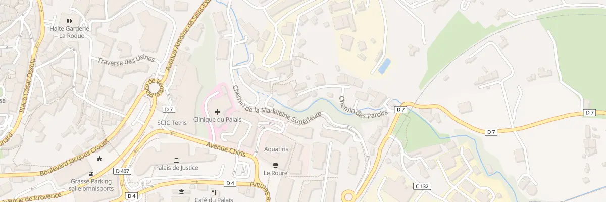 Plan du 7 Che des Paroirs à Grasse